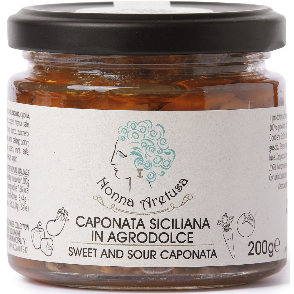 CAPONATA SICILIANA IN AGRODOLCE I NONNA ARETUSA