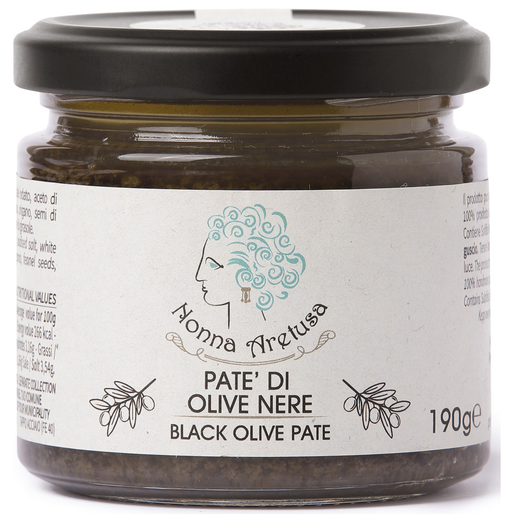 PATE’ DI OLIVE NERE I NONNA ARETUSA