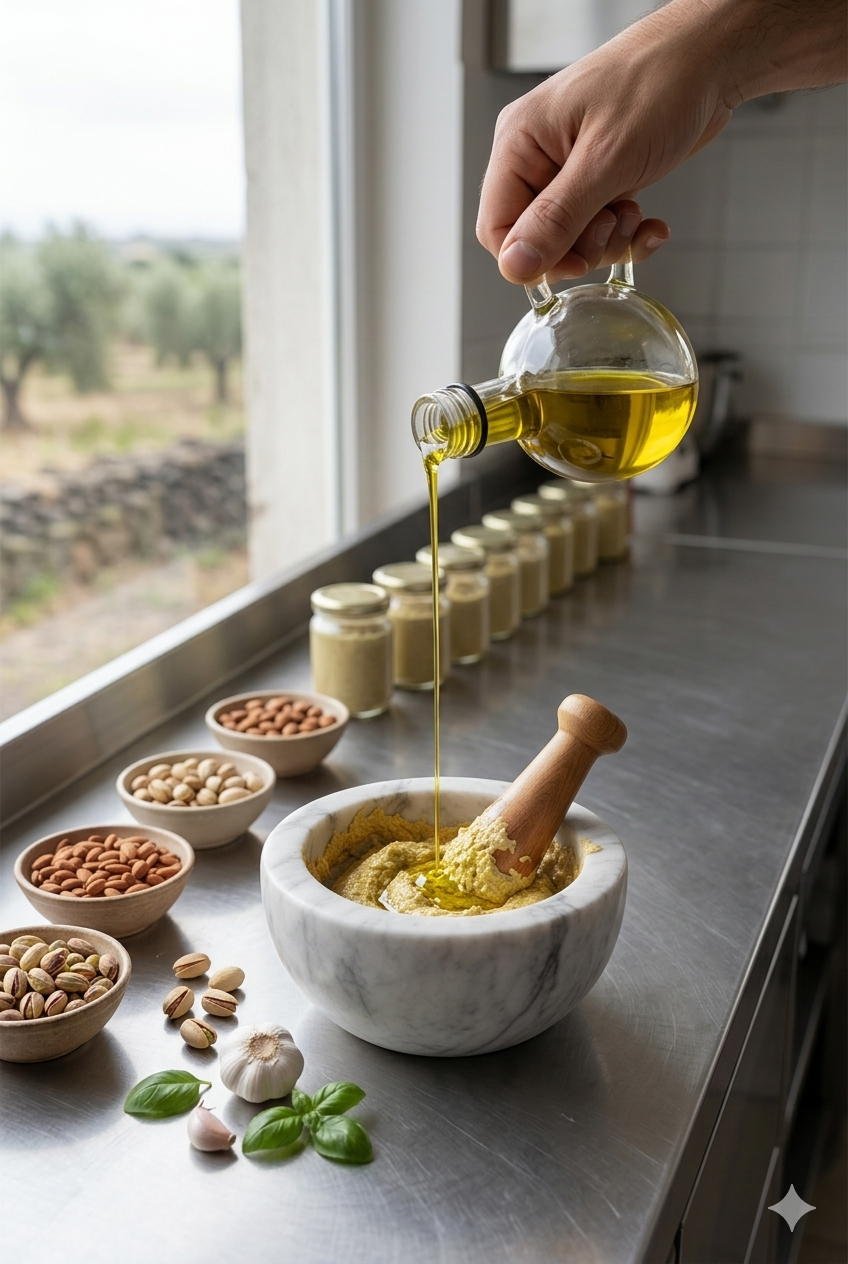 pesto_pistacchio_preparazione
